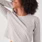 Long Sleeve Striped Pajamas Set