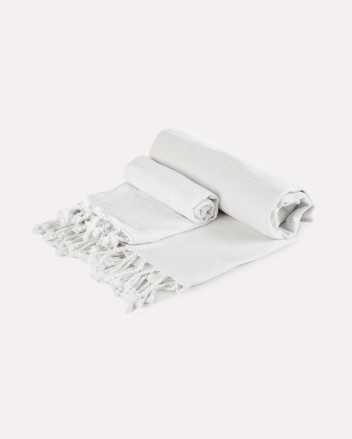 Cotton Peshtemal Set of 2 pieces - White