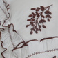 Embroidered Duvet Cover Set - White