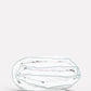 Classic Percale Duvet Cover- White with Jade Green Piped Edge
