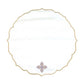 Linen Service Napkin Set of 6 pieces- White & Beige