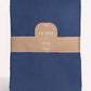 Classic Percale - Core Bedding Set - Navy Blue with White Piped Edge