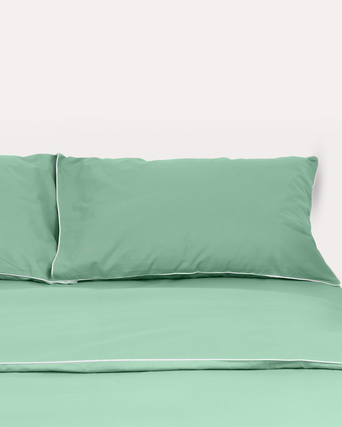 Classic Percale Fitted Sheet- Jade Green