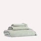 Cotton Tassel Towel Set - Green (3 Towels)