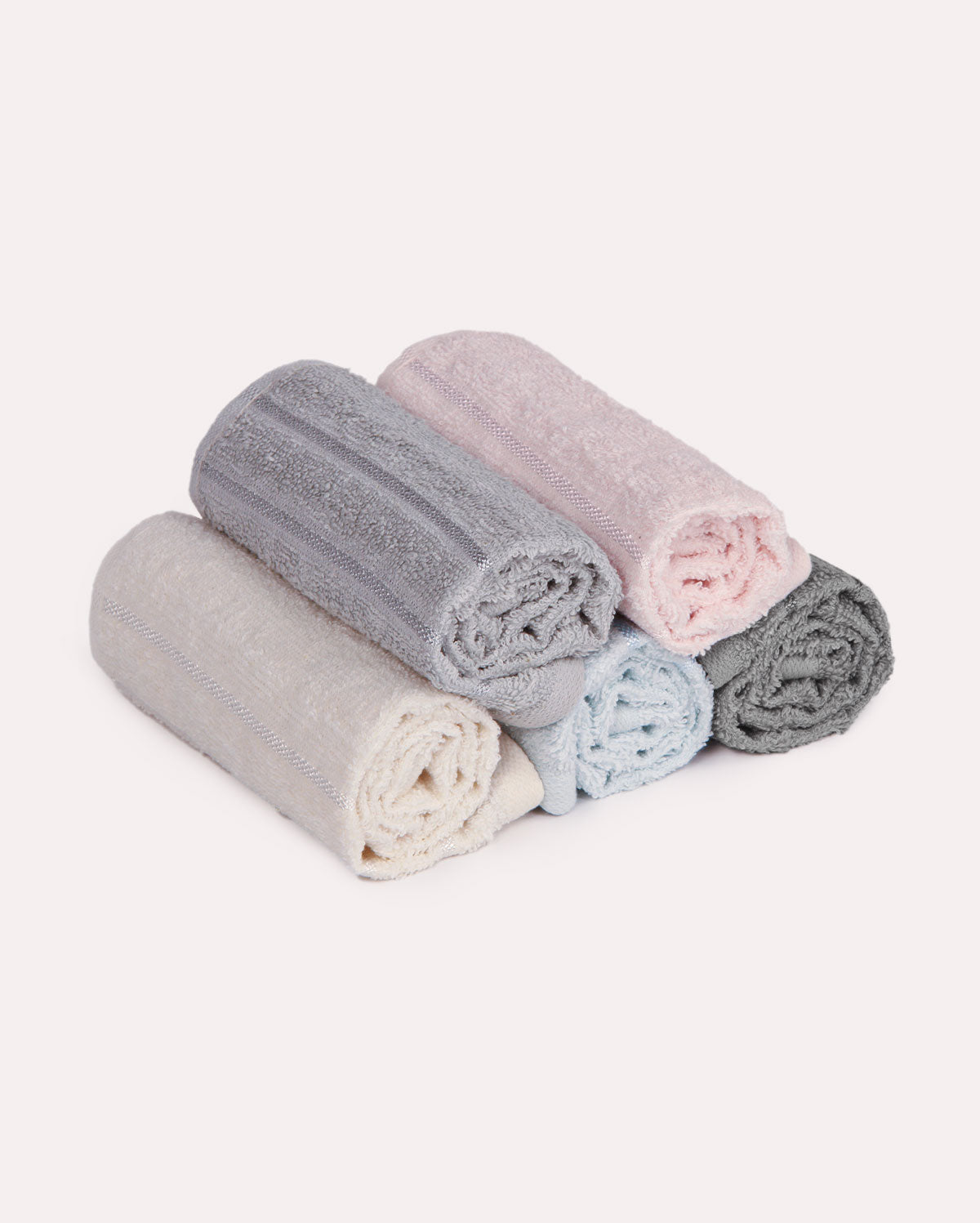 Cotton Face Towel Set (5 Towels)