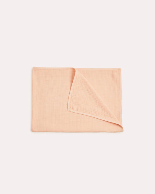 Organic Muslin Baby Blanket - Salmon - Ocoza