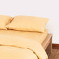 Sateen Stripe - Core Bedding Set (Flat) - Gold