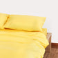 Lavish Sateen Duvet Cover - Yellow