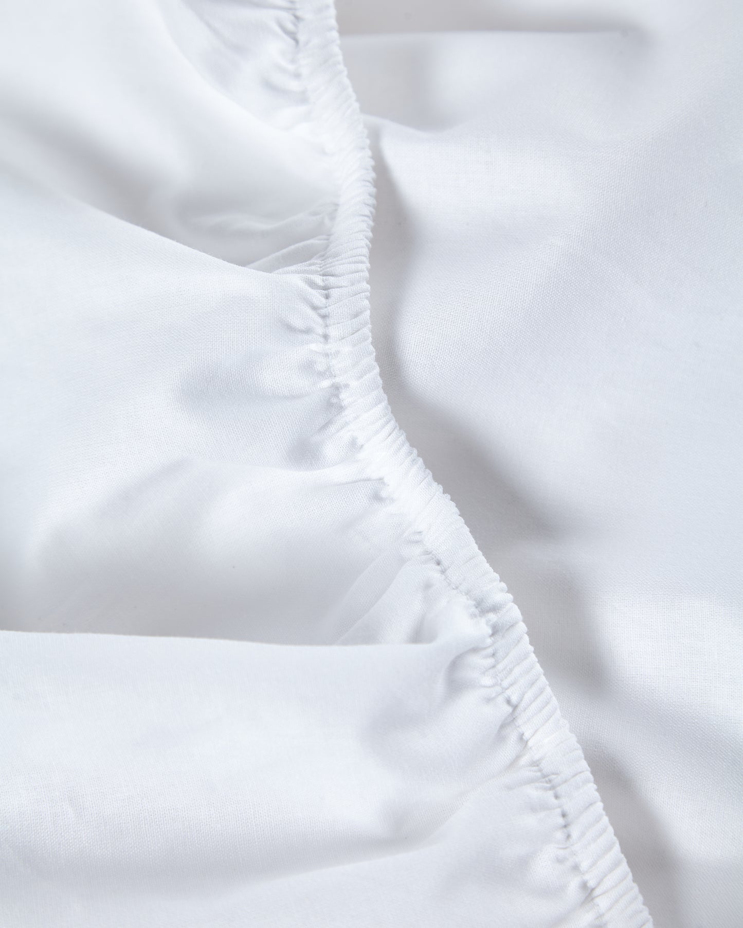 Classic Percale Fitted Sheet - White