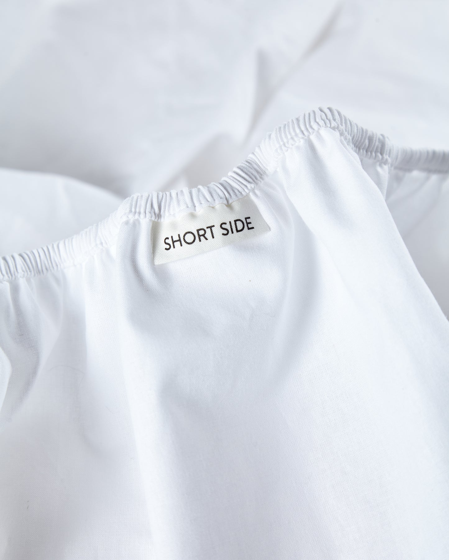 Classic Percale Fitted Sheet - White