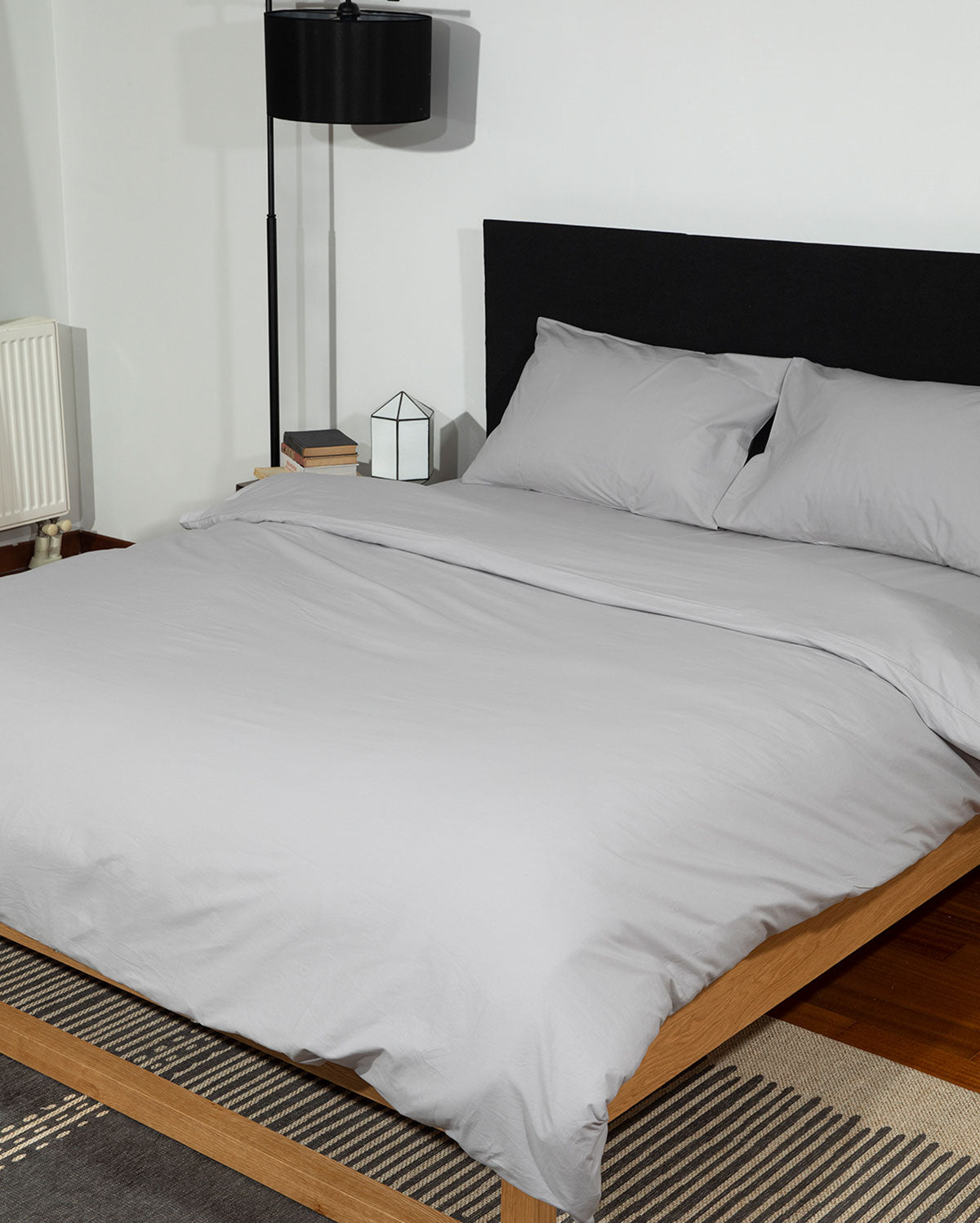 Classic Percale - Core Bedding Set - Grey