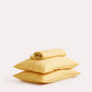 Sateen Stripe Flat Sheet Set - Gold - Ocoza