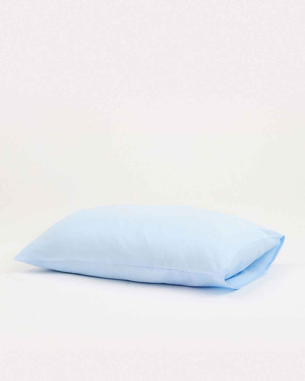 Lavish Sateen Pillowcase 2pcs - Baby Blue