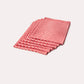 Gingham Cotton Tea Towel 6 pcs - Red - Ocoza