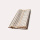 Striped Linen Runner - Grey - Ocoza
