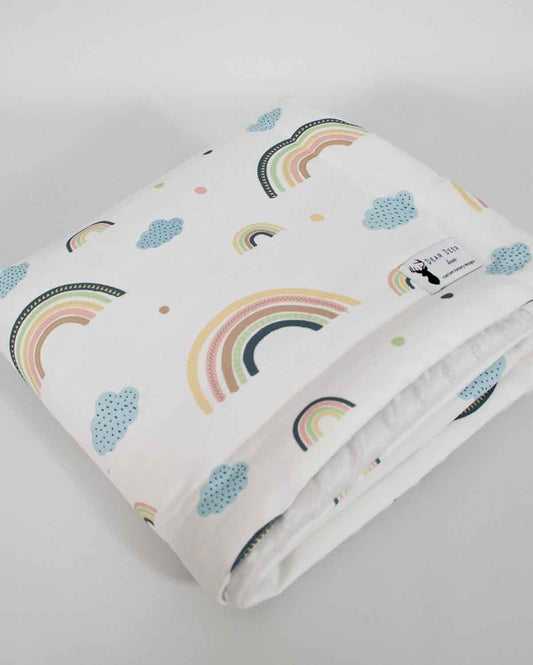 Cotton Baby Blanket- Rainbow