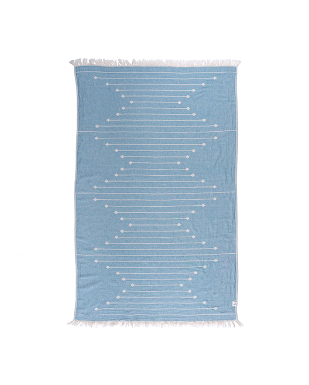 Cotton Southwestern Peshtemal Towel - Lyson Blue