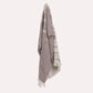 Cotton Monochrome Peshtemal Towel - Wine