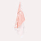 Cotton Monochrome Peshtemal Towel - Apricot