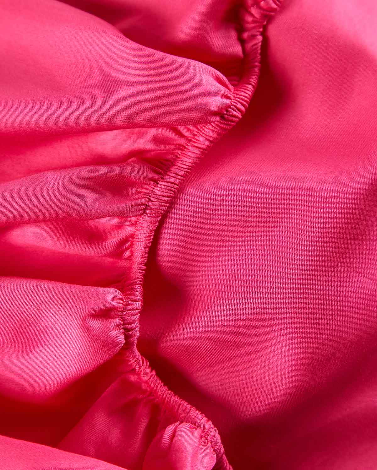 Classic Percale Fitted Sheet - Fuchsia