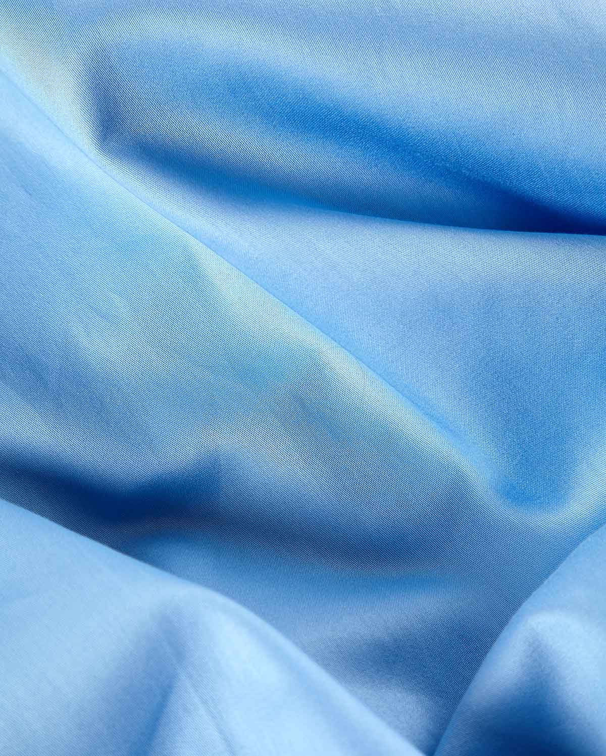 Lavish Sateen Fitted Sheet - Blue