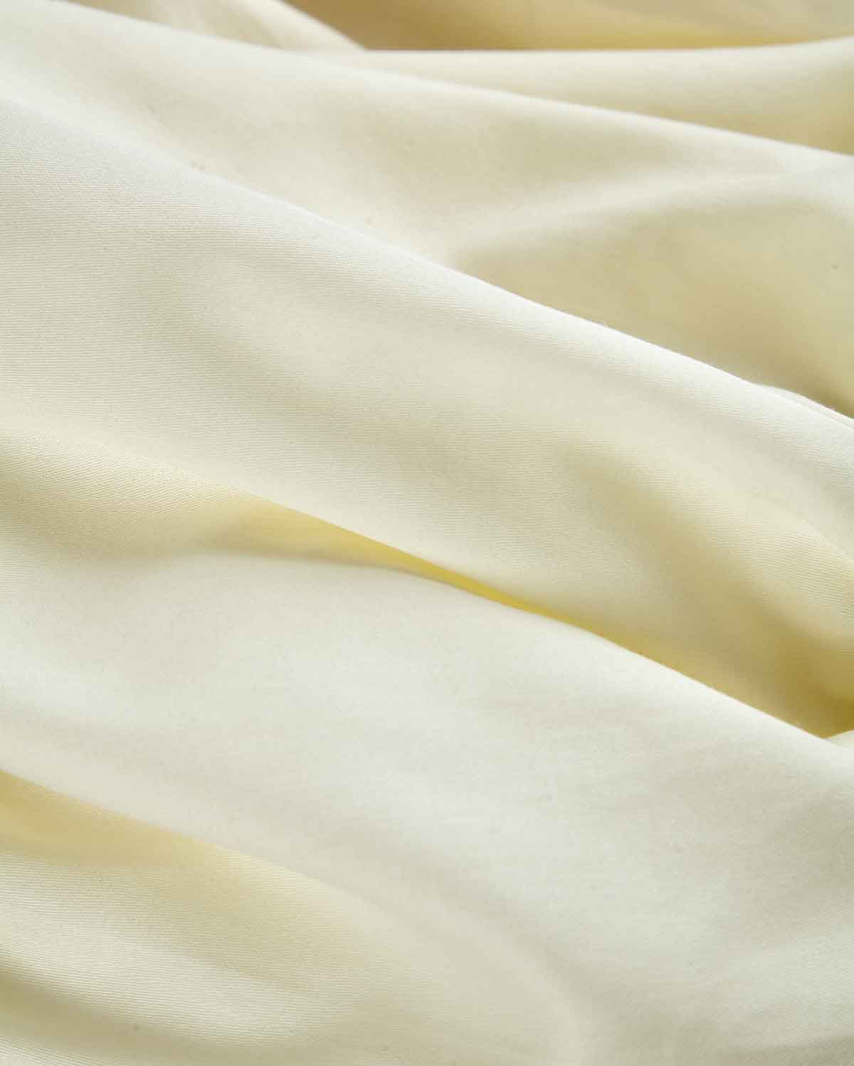 Lavish Sateen Fitted Sheet - Cream