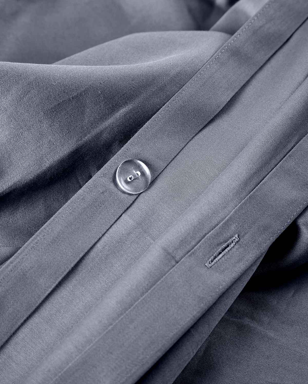 Lavish Sateen - Duvet Cover Set - Dark Grey