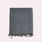 Waffle Cotton Blanket - Indigo