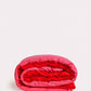 Reversible Percale Duvet Cover - Fuchsia & Red