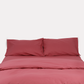 Classic Percale Duvet Cover - Carmine