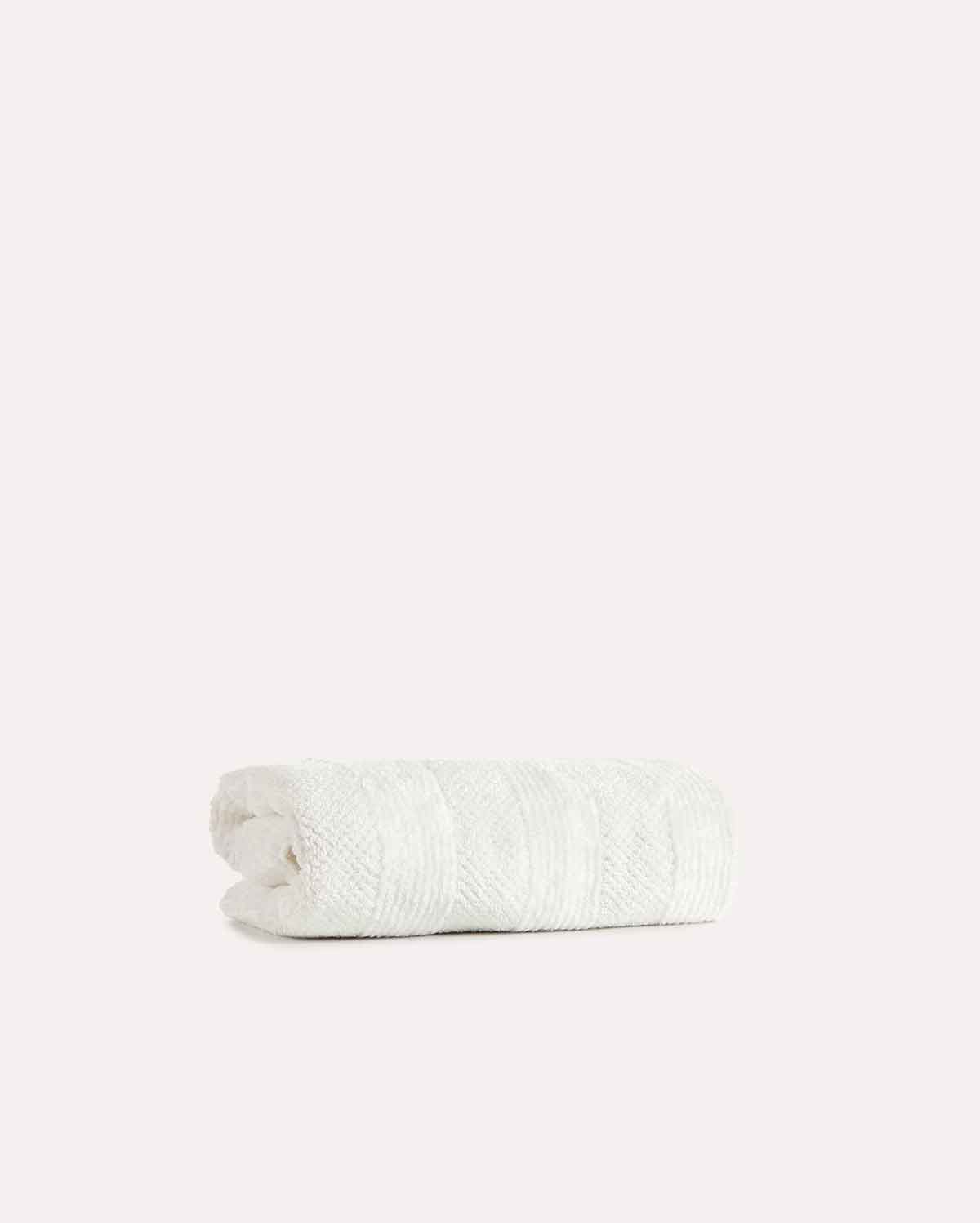 Cotton Velvet Towel Set - Cream (2 Towels)